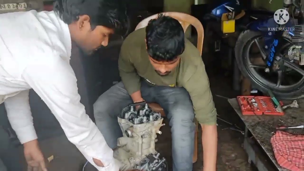 Honda CBR 150 R// indian virgin engine problem , replace cylinder block, 😥 head problem solution,