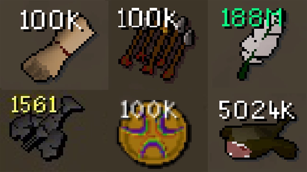 The Strangest Item Collections in Oldschool Runescape! Impressive Item Collections #4 [OSRS]