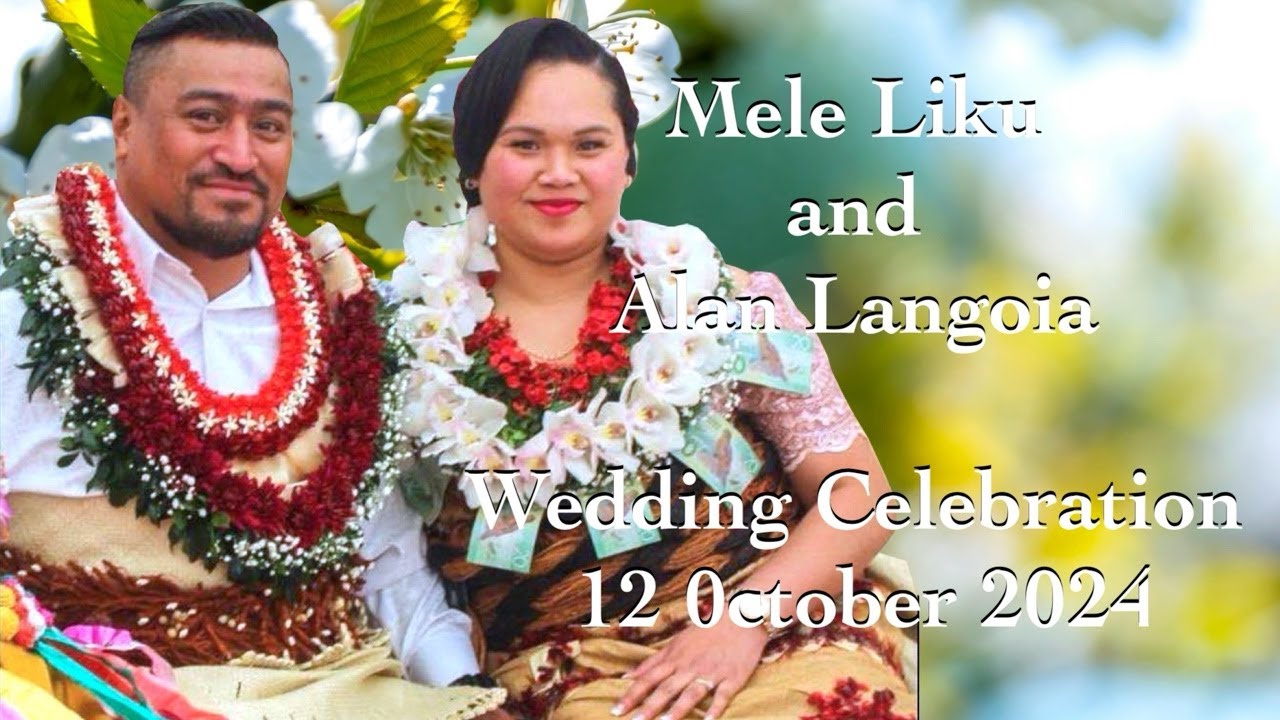Mele Liku and Alan Langoia Wedding RECEPTION 12 0ctober 2024