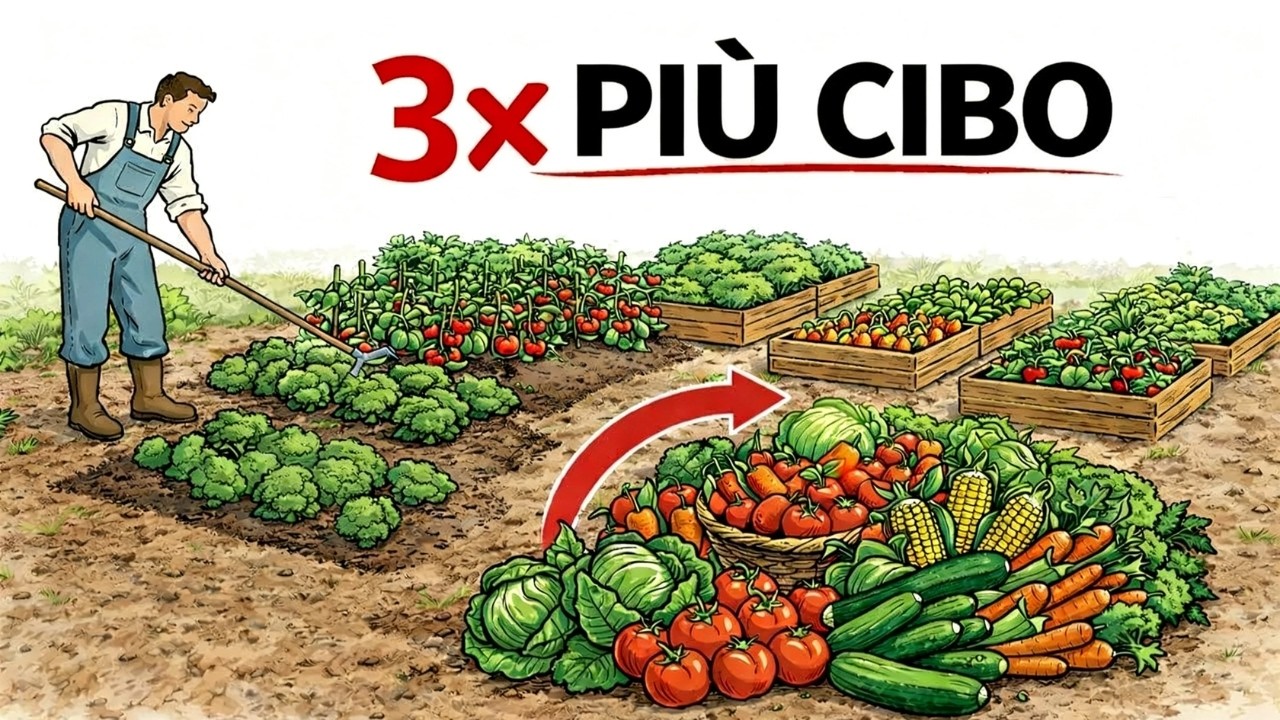 Il sistema che fa produrre 3 volte più cibo ai piccoli giardini