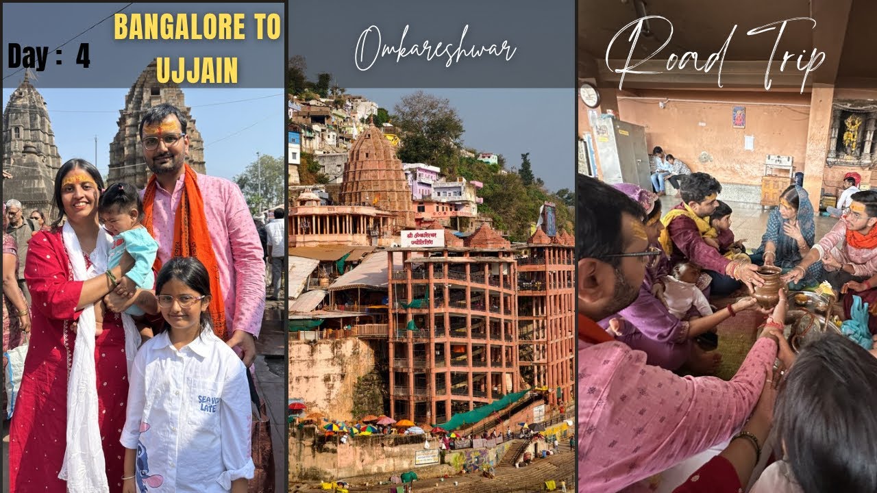 Omkareshwar Jyotirling | Bangalore to omkareshwar road trip | last day of trip 