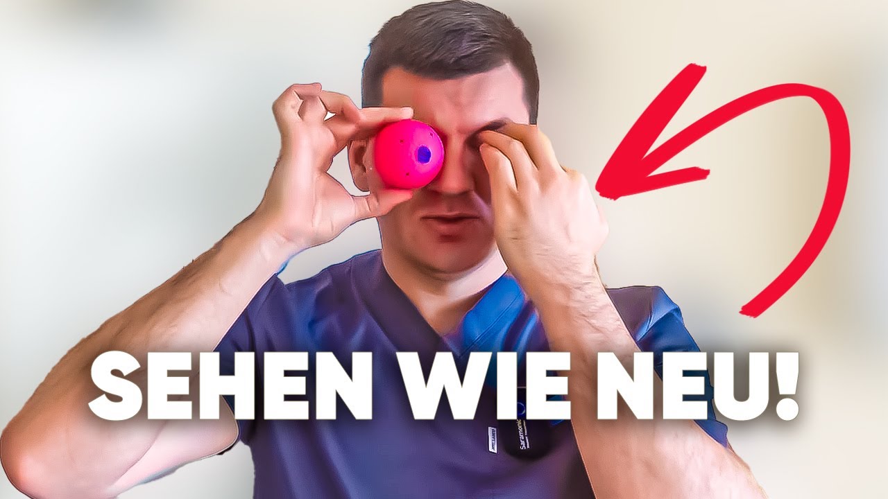 Sehkraft verbessert nach einmaliger Massage! Wunder-Massage für die Augen!