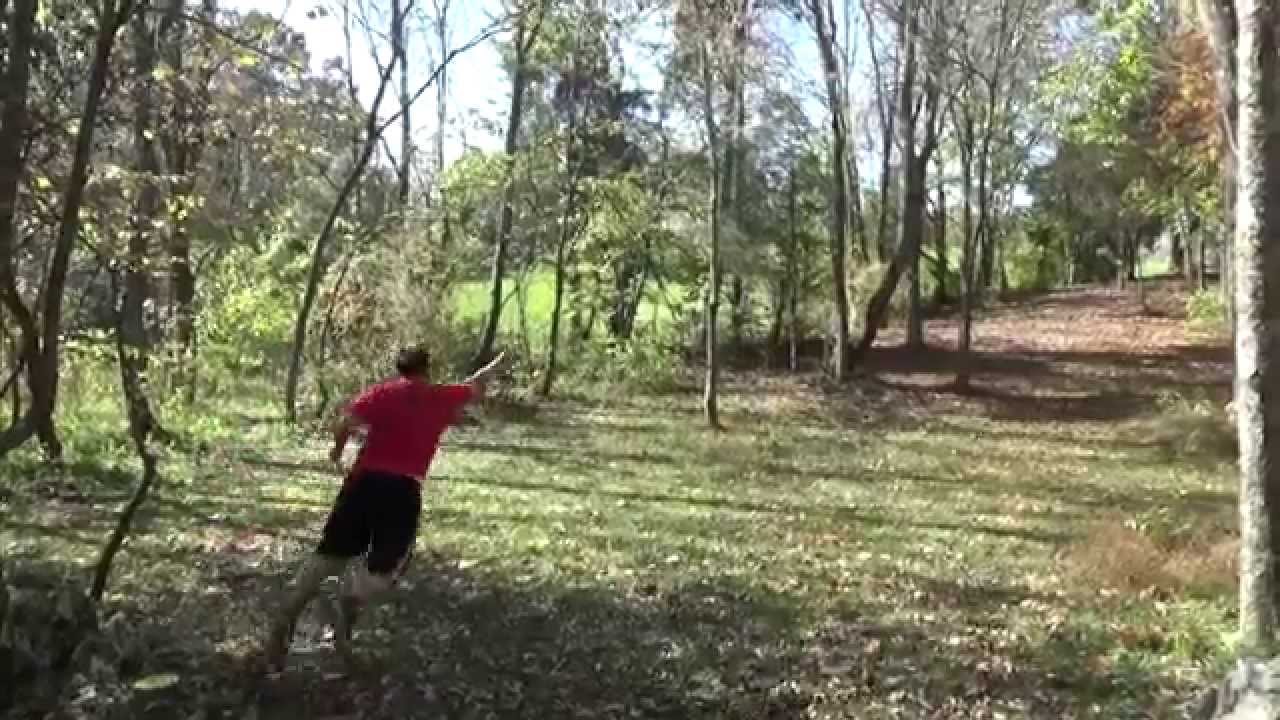 Disc Golf at Harmon Hills [Holes 1-9]: Zach Melton, Jordan Davidson, Chris Dickerson. (10/25/14)
