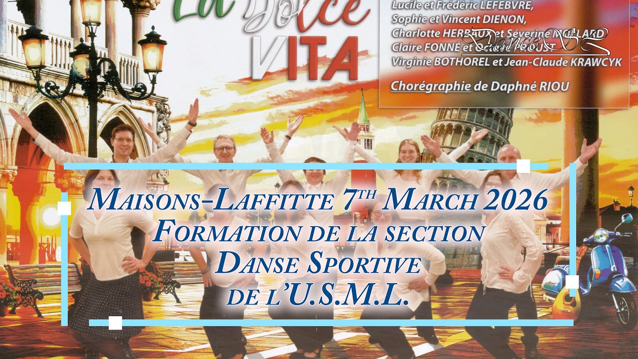 Maisons-Laffitte Formation de la section danse sportive de l'USML 7 March 2026