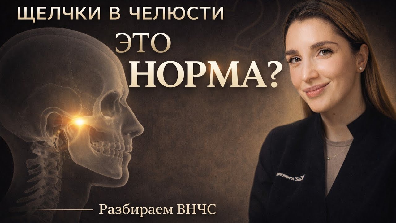 Щелчки в ВНЧС: лечить или не трогать❓️
