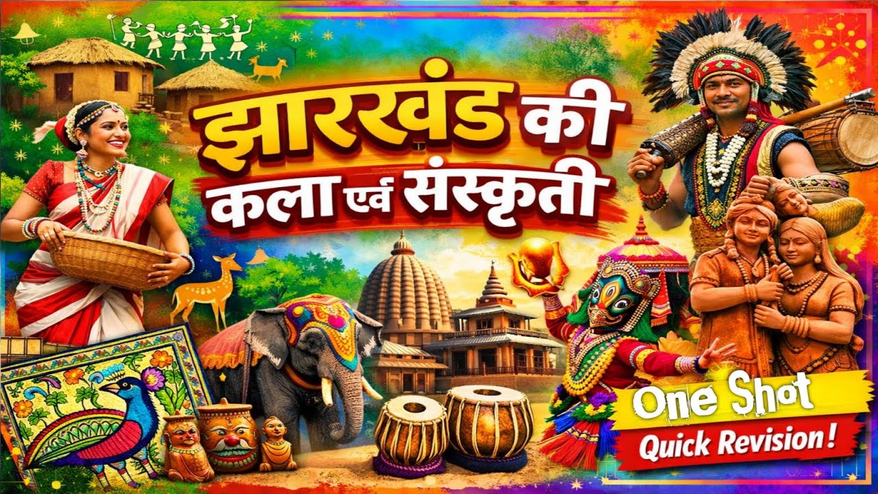Art & Culture Of Jharkhand || झारखंड के कला एवं संस्कृति 