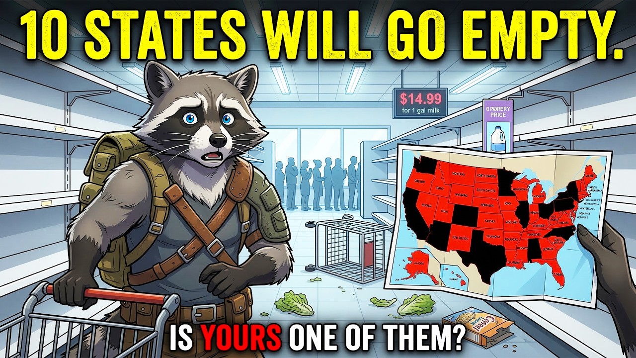 The 10 States Where Grocery Stores Will Empty First (2026 Data)