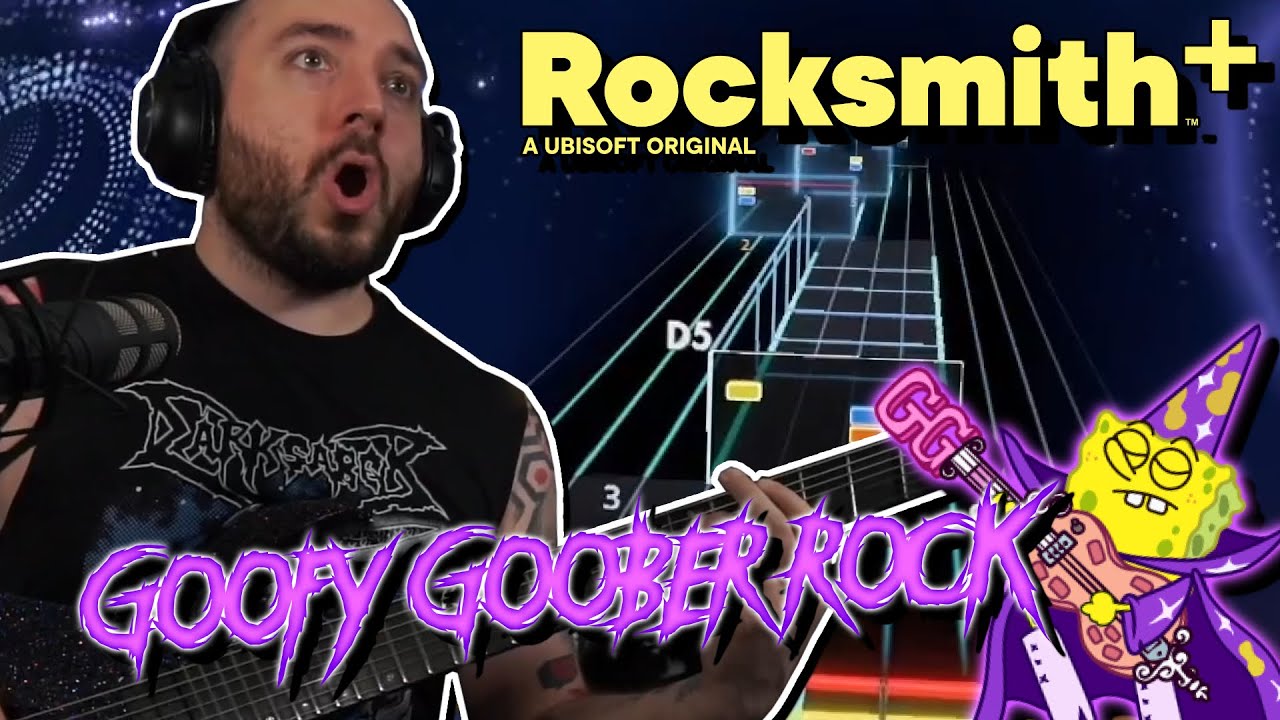 Rocksmith+ UI Reaction and first song playthrough: GOOFY GOOBER ROCK | Rocksmith Plus