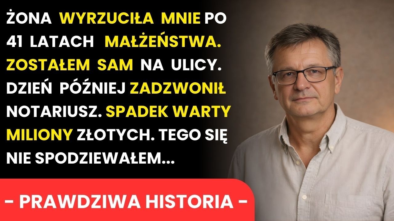 W Wieku 69 Lat Żona Powiedziała: „Jesteś Nikim” I Wyrzuciła Mnie Z Domu...