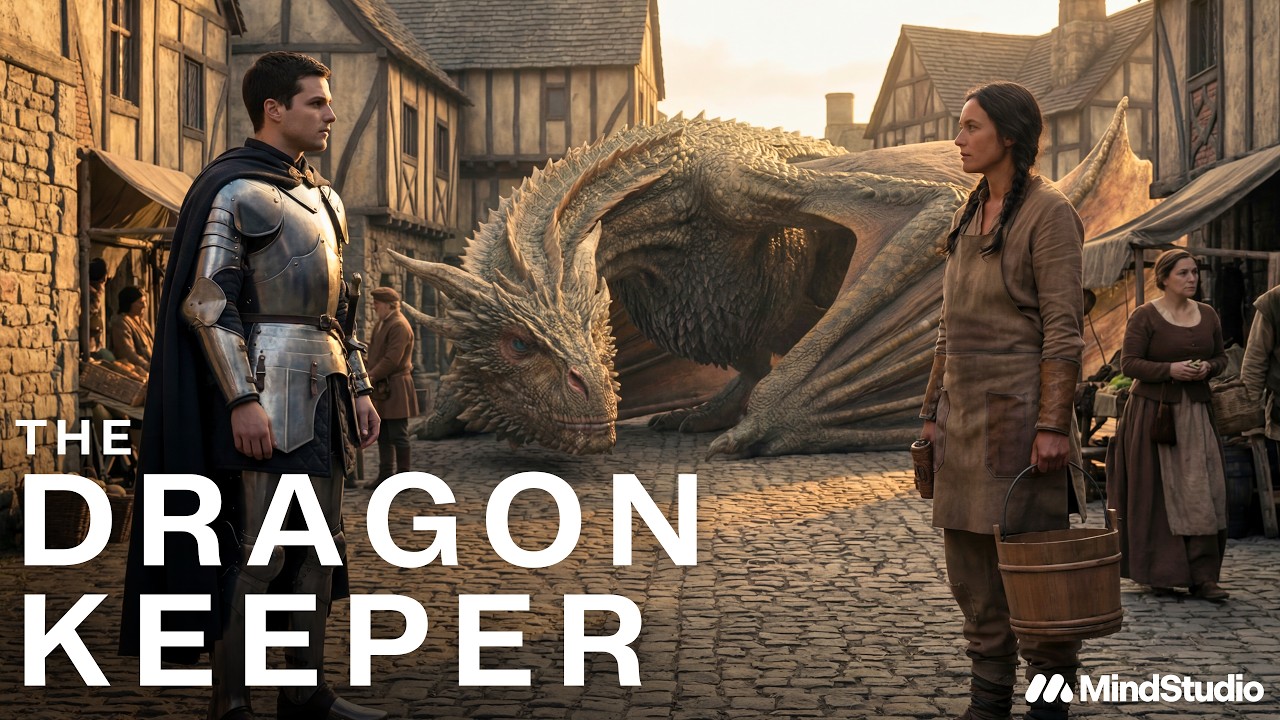 THE DRAGON KEEPER | AI Short Film Made with MindStudio (Seedance 2.0 & Kling O3)