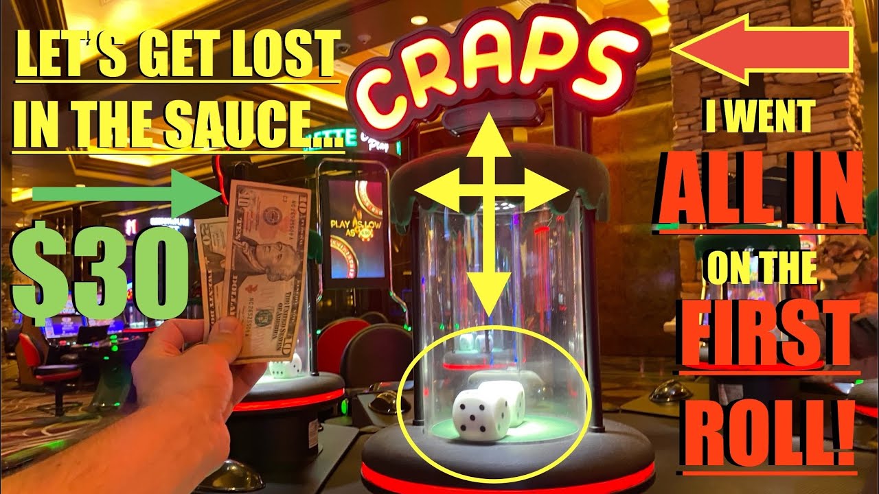 Let’s Get Lost In The Sauce Playing Bubble Craps With The Iron Cross!