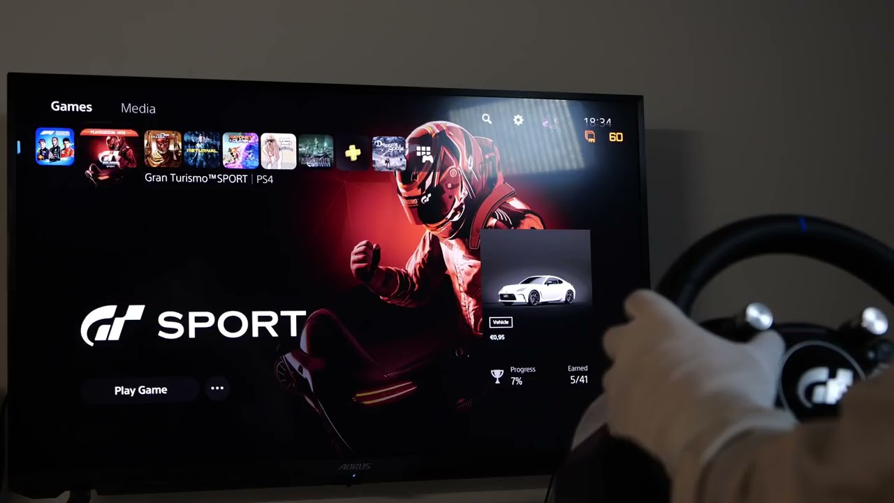 #ps5 #unboxing PS5 Racing Wheel Setup - Unboxing Thrustmaster T-GT II + Ferrari 74000 rupees