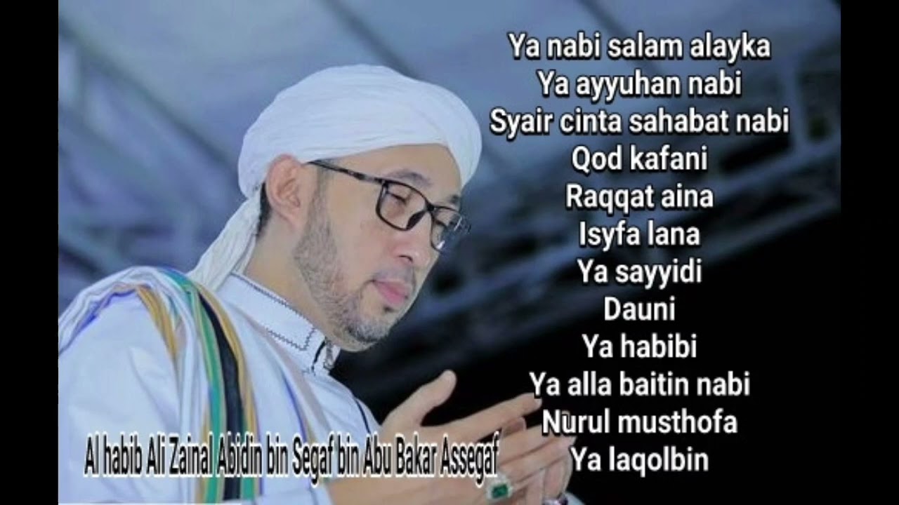 sholawat terbaik dan terenak habib ali zainal abidin bin segaf bin abu bakar assegaf(@Josan project)