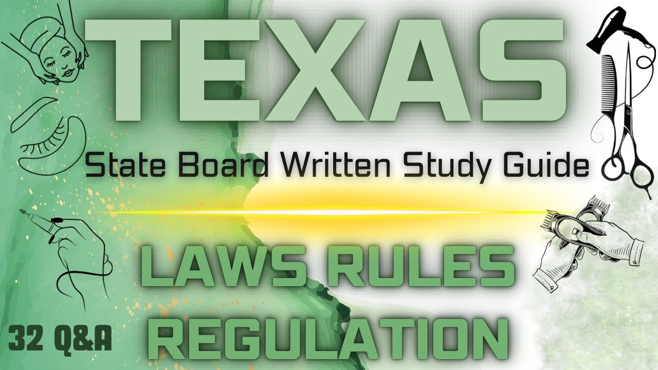 Texas Laws Rules & Regulation Study Guide| Written Test