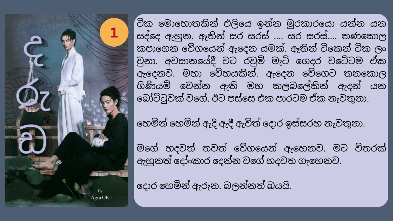 DARUDA Chapter (1) Sinhala BL  - story video
