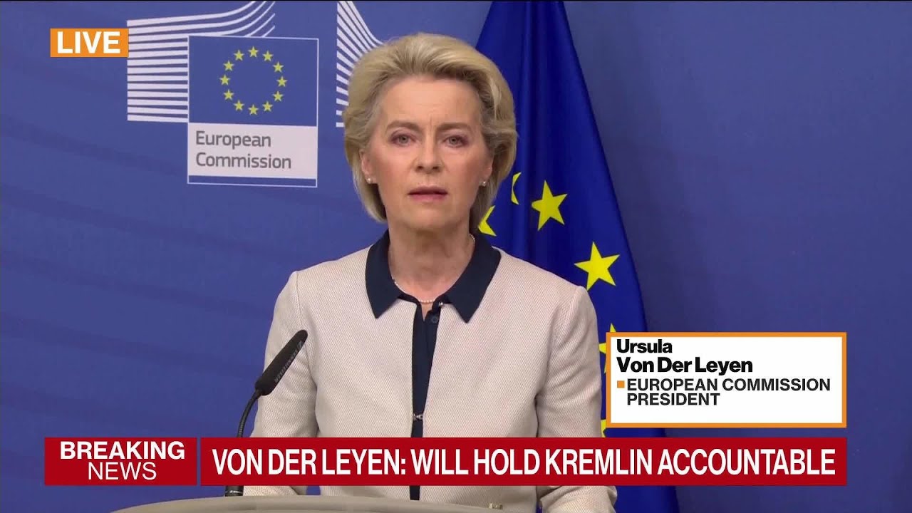 Von der Leyen: EU Planning `Massive Sanctions' on Russia
