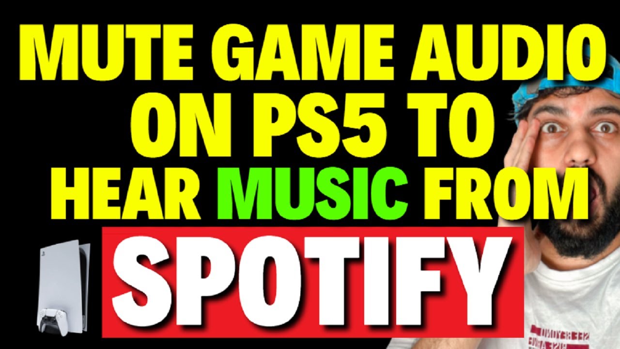 Как отключить звук в игре на PS5, чтобы слушать музыку из Spotify