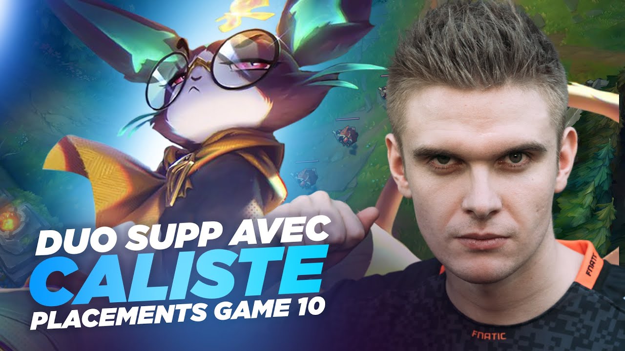 RHOBALAS : DUO SUPP AVEC CALISTE | GAME 10 PLACEMENTS - YUUMI | LOL FR