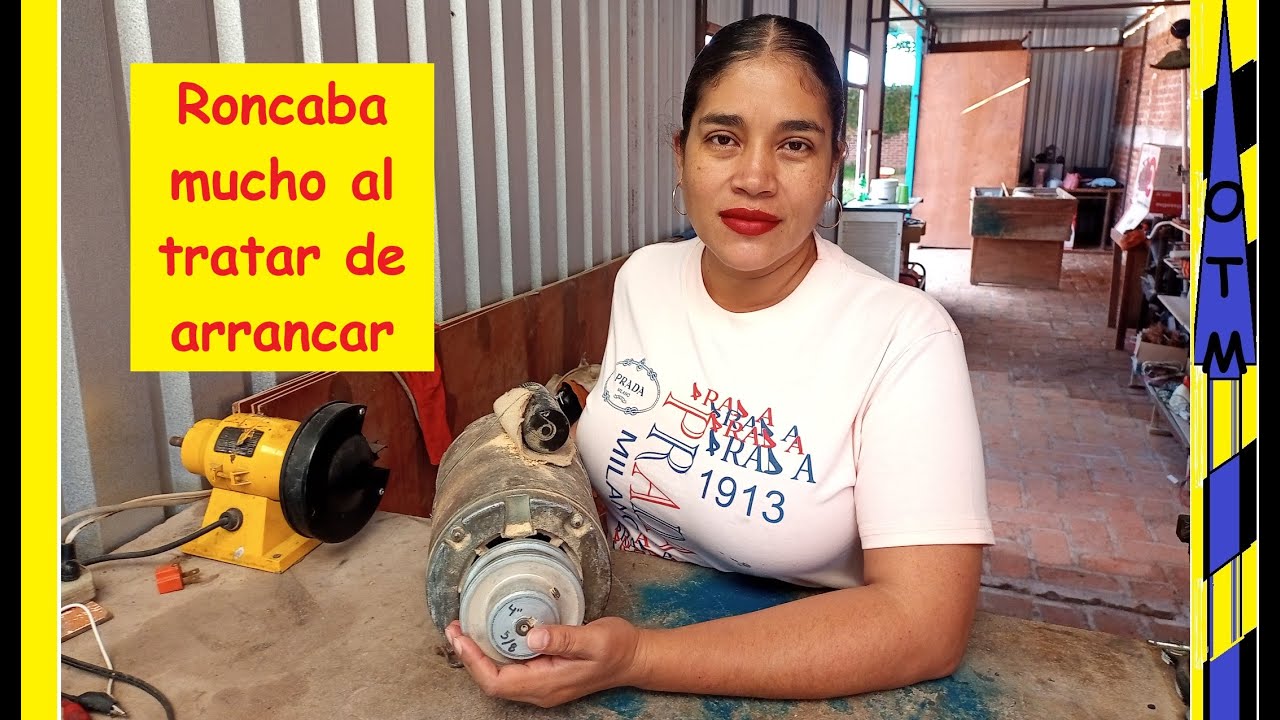 Como reparar un motor de 1 HP que no arranca y chispea