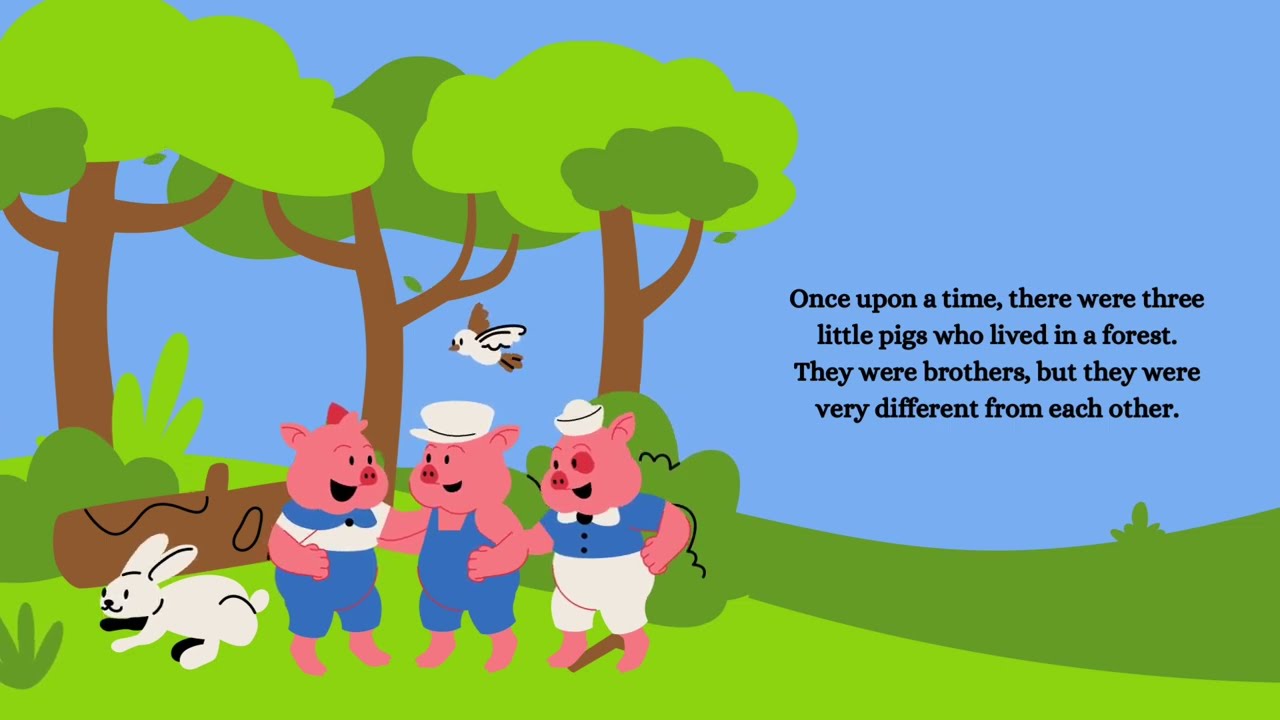 Niswe Kòkòshensag - The Three Little Pigs