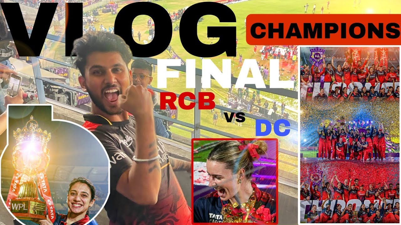 WPL 2026 Final Vlog | RCB VS DC | Kotambi stadium vadodara |