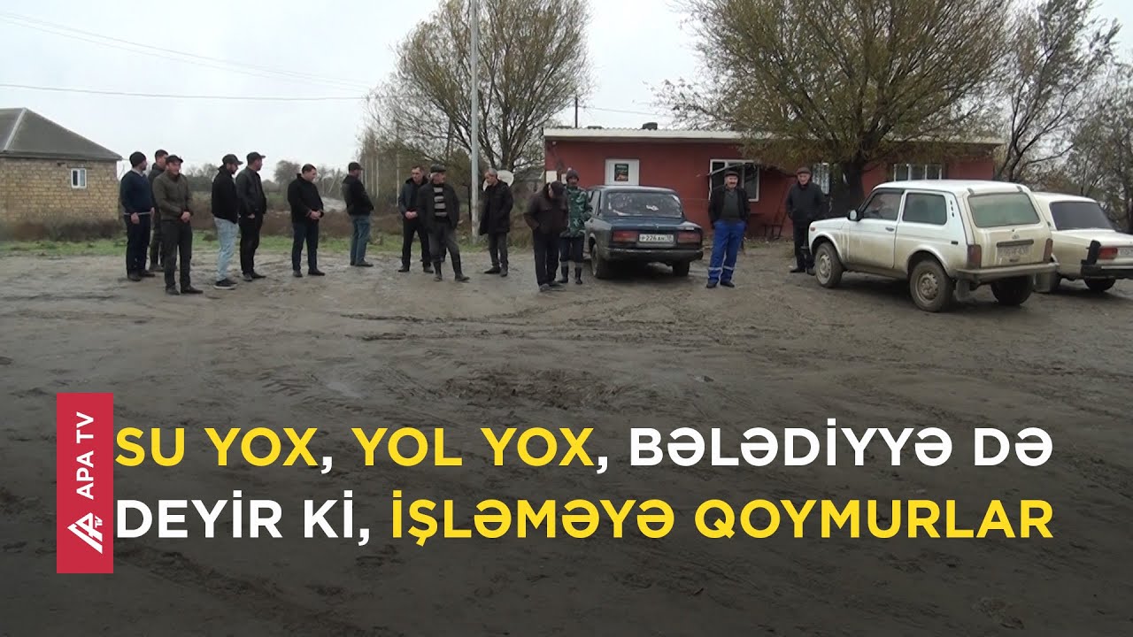 Düzənlikdə yerləşən bu kəndə dağa çıxan maşınlarla da getmək olmur - APA TV