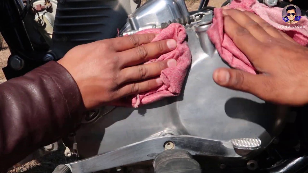Royal Enfield Engine Buffing & Chrome Polish - Metal Polish monu sagar