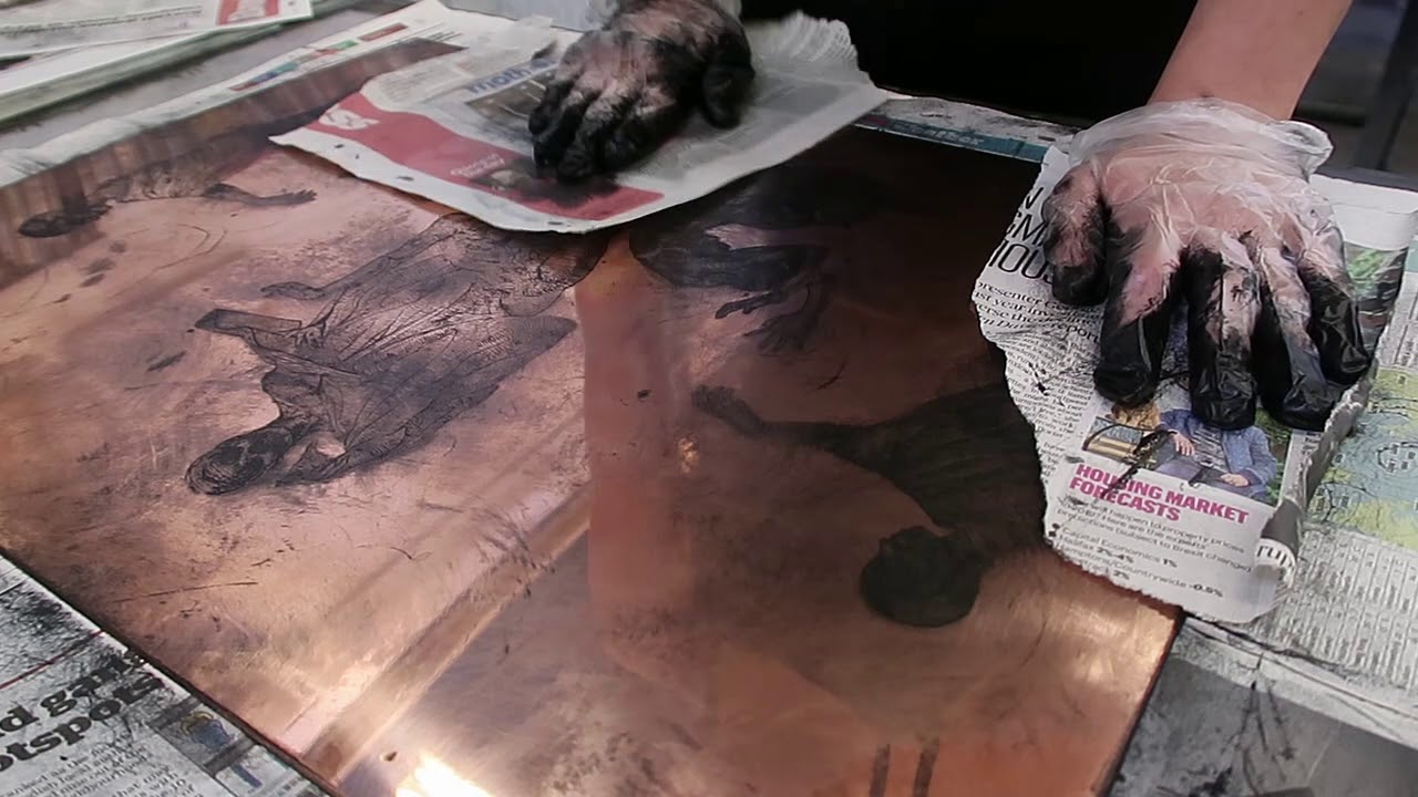 Hardground Etching Process - Copper Plate