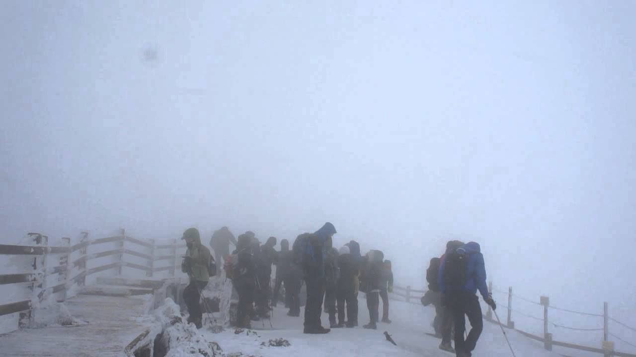 Mt Halla in winter 2013
