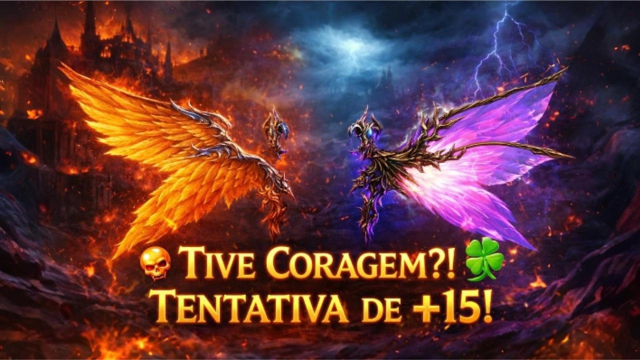 TIVE CORAGEM?! 😱 Tentativa INSANA de Upar 2 Asas para +15