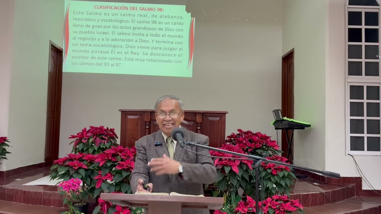 Salmo 98: CANTAD LOS HECHOS MARAVILLOSOS DE DIOS || Pastor Miguel Núñez 🇲🇽 
