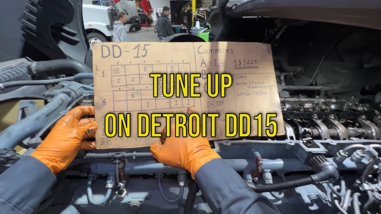 How to Do Valve Adjustment // Tune Up on DD15