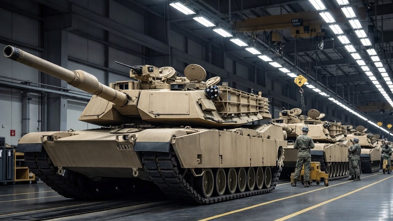 Inside the American Military Tank Factory: how M1A2 Abrams Tank is manufactured (Full Process)
