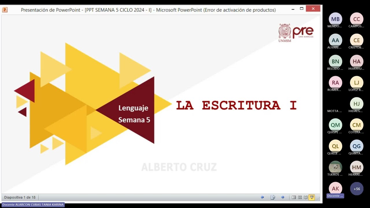 Lenguaje - Semana 05 - Pre San Marcos Ciclo 2024-I (Nuevo Ciclo)
