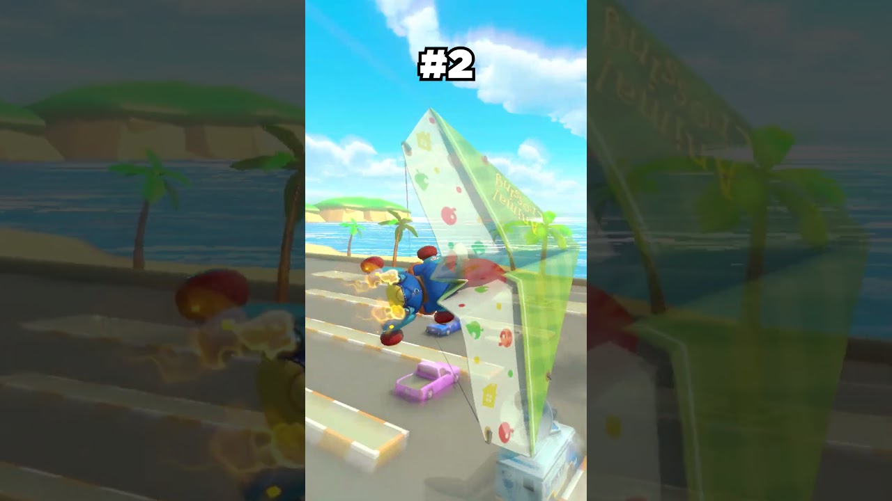 5 лучших комбинаций Mario Kart 8 Deluxe! #шорты