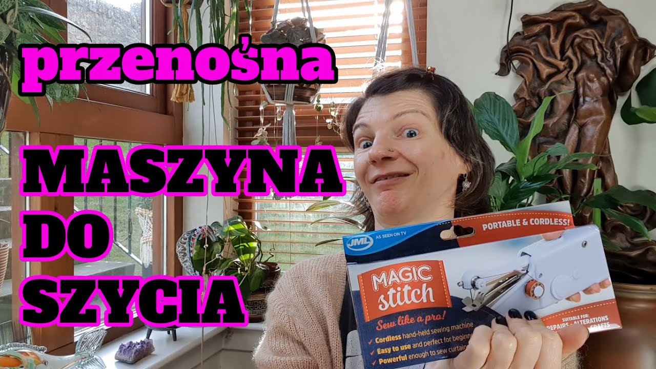 RĘCZNA, PRZENOŚNA MASZYNA DO SZYCIA - CZY TO DZIAŁA? - TEST
