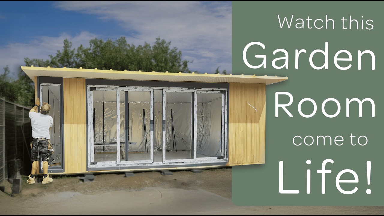 How We Build a Garden Room in 5 Days | Green Retreats Installation Process