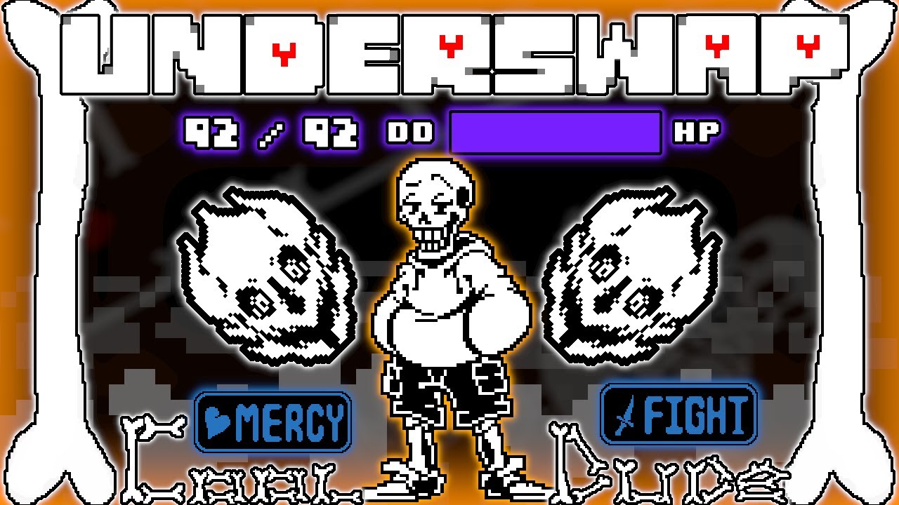 [NO HIT] UNDERSWAP Papyrus Full Fight Remake BY NnN (Mercy Ending)