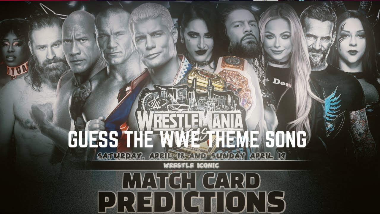 WWE WrestleMania 42 - Match Card Predictions