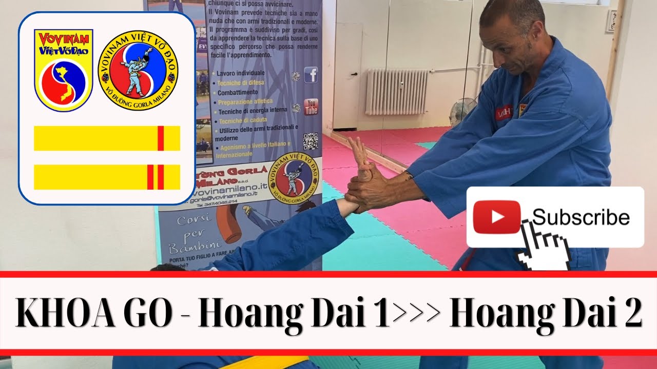 Vovinam Tutorial | KHOA GO - Exam for Yellow Belt 2 cap | M° Vittorio Cera