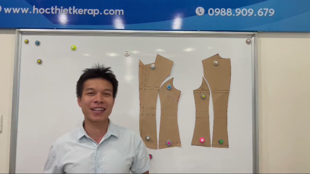 24/ Thiết kế tay áo VEST - Vẽ tay áo VEST - Cắt tay áo VEST( 0988 909 679)