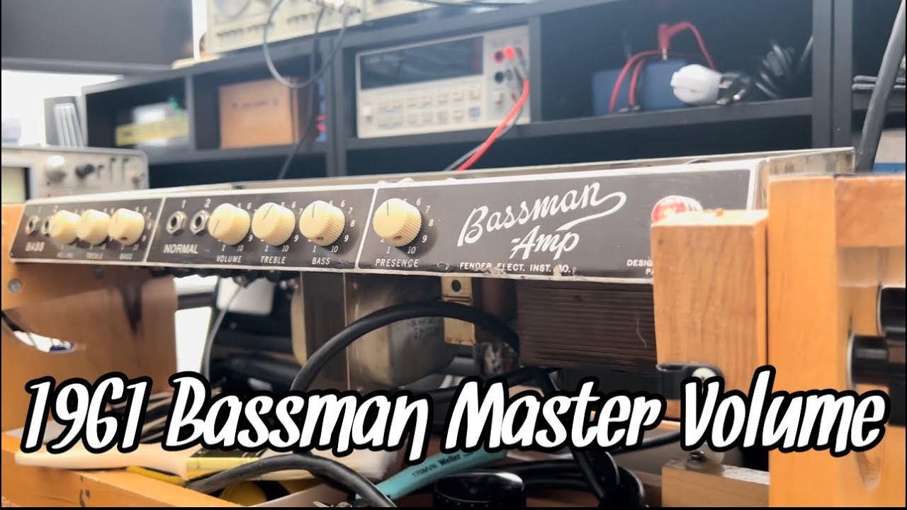 1961 Fender Bassman Gets a Master Volume - Quick Playthrough 