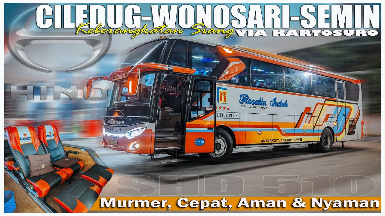BELI TIKET EXECUTIVE TAPI DAPETNYA EXECUTIVE PLUS 😎 Trip Ciledug-Semin Bersama Rosalia Indah SHD 510