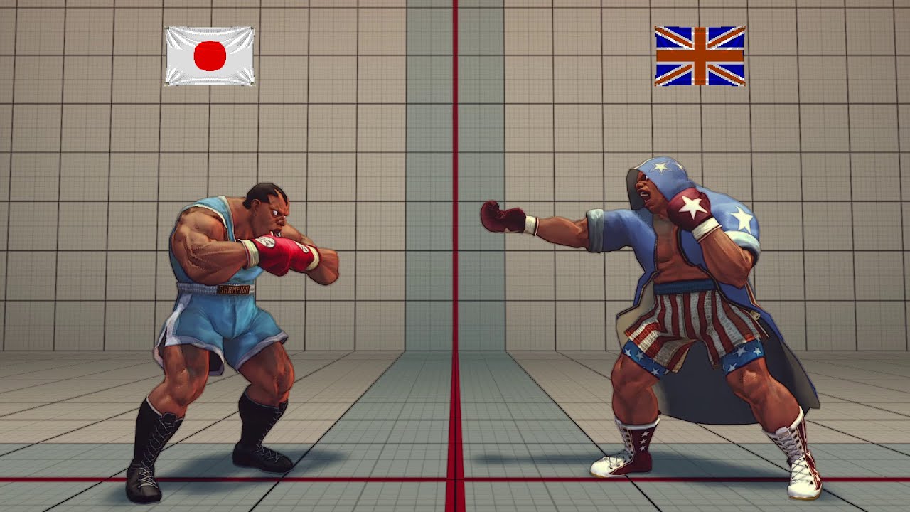 M. Bison / Balrog (Boxer) Taunts ~ Ultra Street Fighter IV