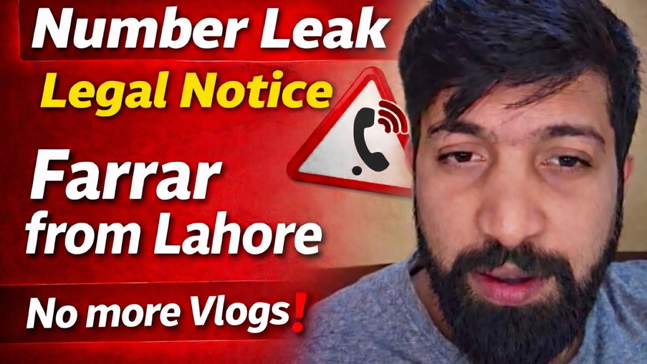 Legal Notice Ready❗️  Lahore Se Farrar ✈️Hone Ki Tyari? 