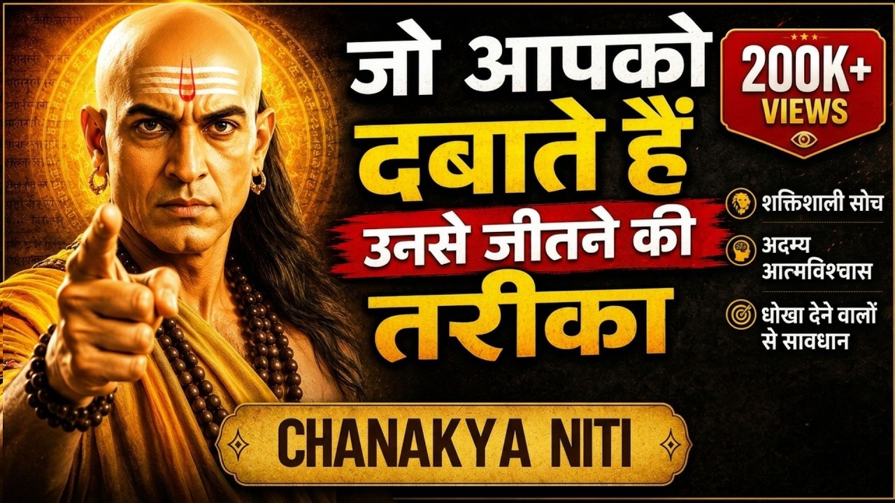 जब कोई आपका जीना मुश्किल बना दे तो क्या करें | Chanakya Niti #chanakyaniti