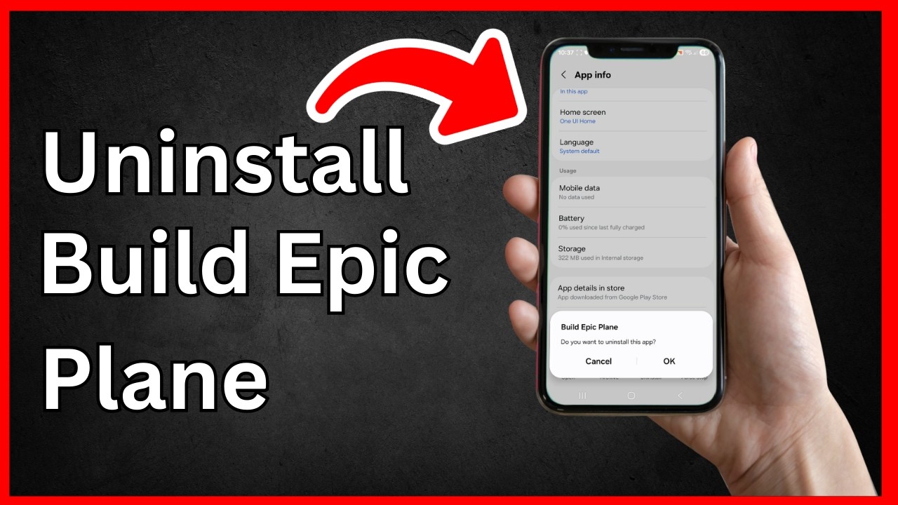 Как удалить Build Epic Plane на телефоне Android (полное руководство)