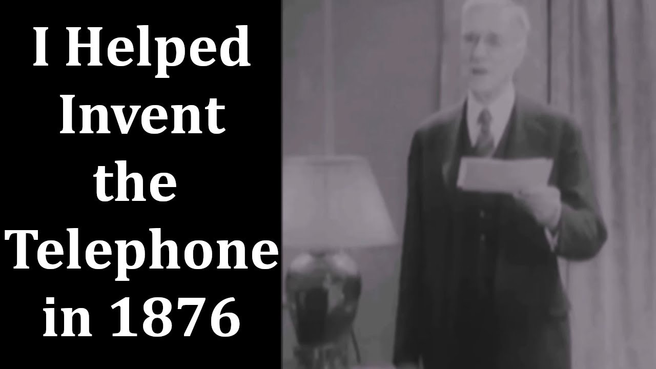 Thomas Watson Explains the 1876 Invention of the Telephone - Enhanced Video & Audio