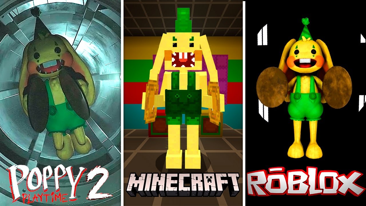 Poppy Playtime 2 vs Minecraft vs Roblox (ALL Comparison)