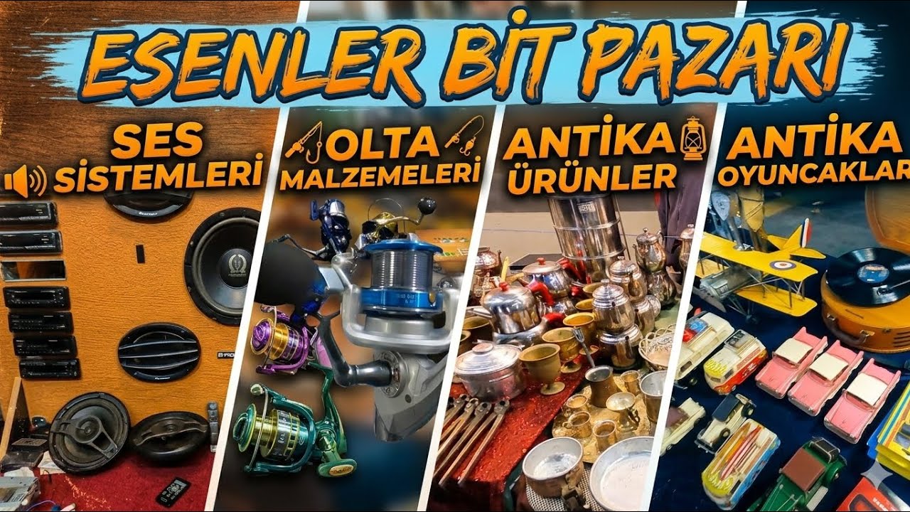 İstanbul Esenler bit pazarı hırdavat ve daha fazlası  #comedy ￼